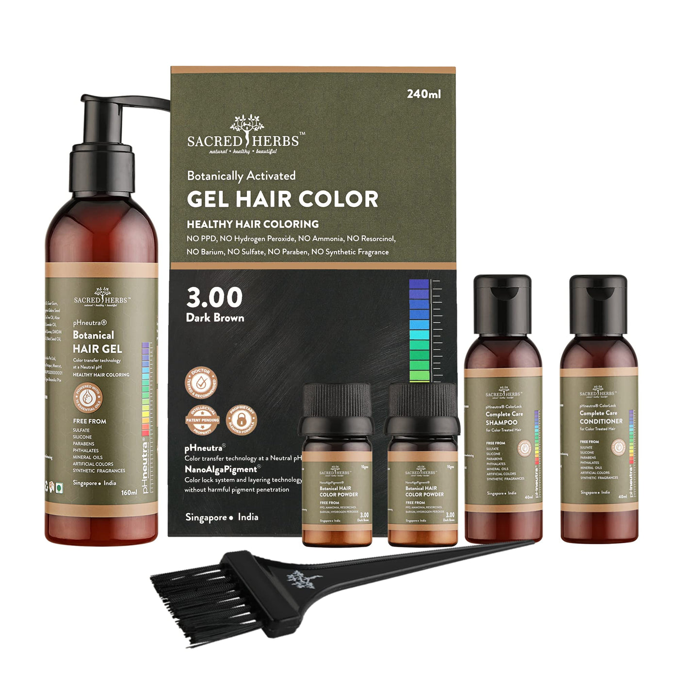 Coconut Milk Hair Care: Complete Hair Color Premium Pack