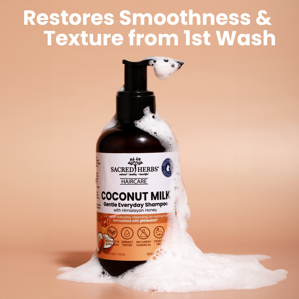 Coconut Milk Gentle Cleansing Shampoo with Himalayan Honey