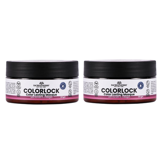 Sacred Herbs® ColorLock Masque with Keratin & Collagen (Pack Of 2)