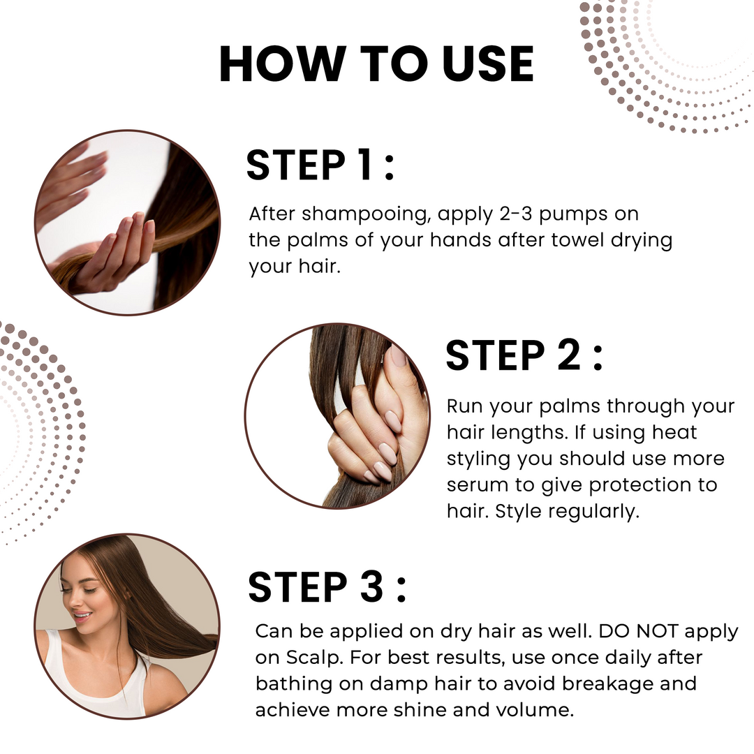 SacredHerbs® Color Lock Post Wash Leave in Serum with Keratin & Collagen
