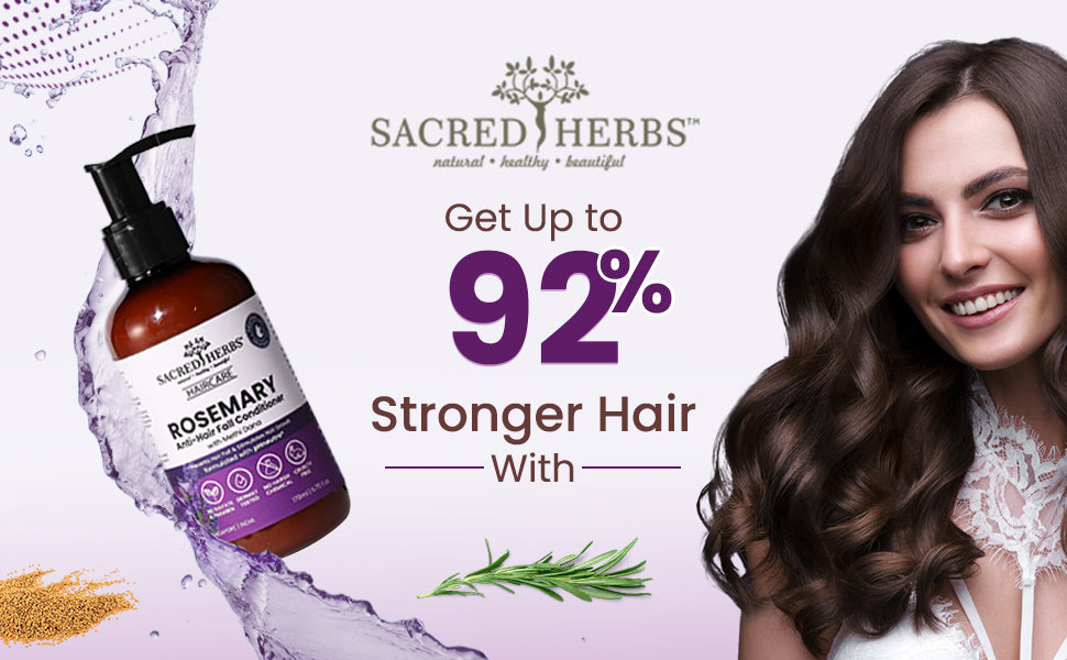 Sacred Herbs Rosemary Anti-Hair Fall Conditioner with Rosemary & Methi Dana (Pack Of-2)