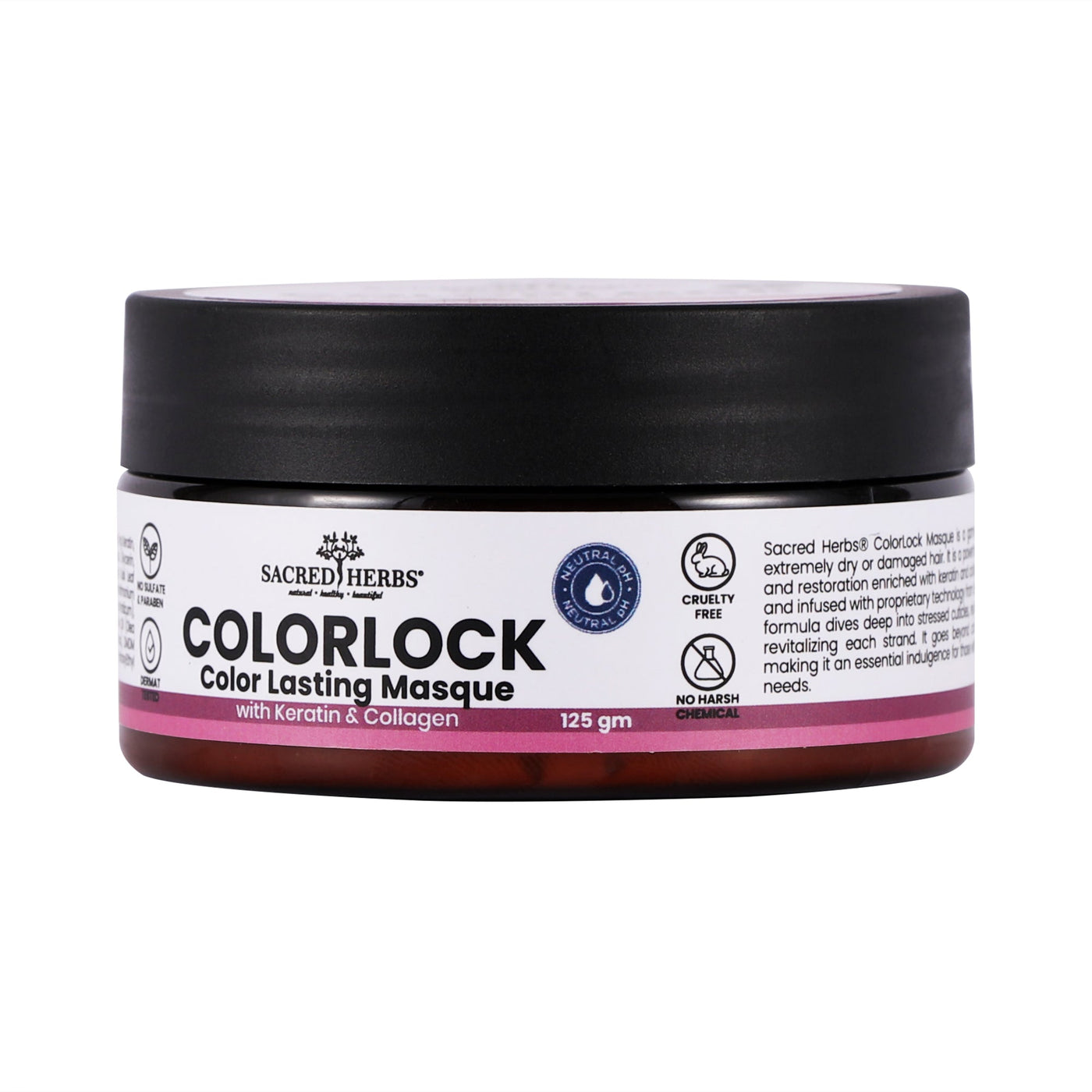 Sacred Herbs® ColorLock Masque with Keratin & Collagen (Pack Of 2)