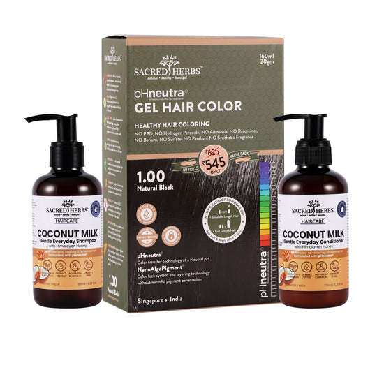 Coconut Milk Hair Care: Complete Hair Color Value Pack