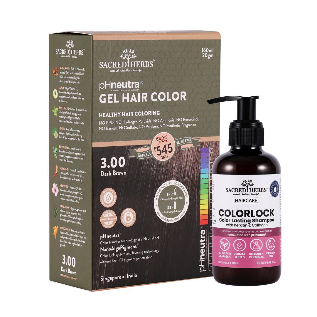 Color Lock Color Lock Shampoo+ Hair Color Value Pack – Sacred Herbs