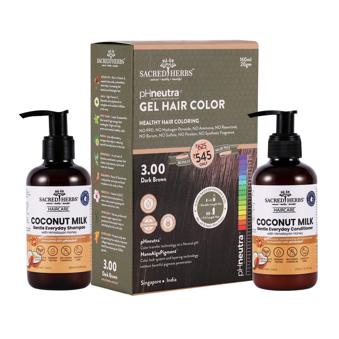 Coconut Milk Hair Care: Complete Hair Color Value Pack