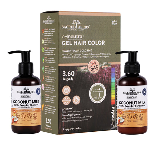 Coconut Milk Hair Care: Complete Hair Color Value Pack