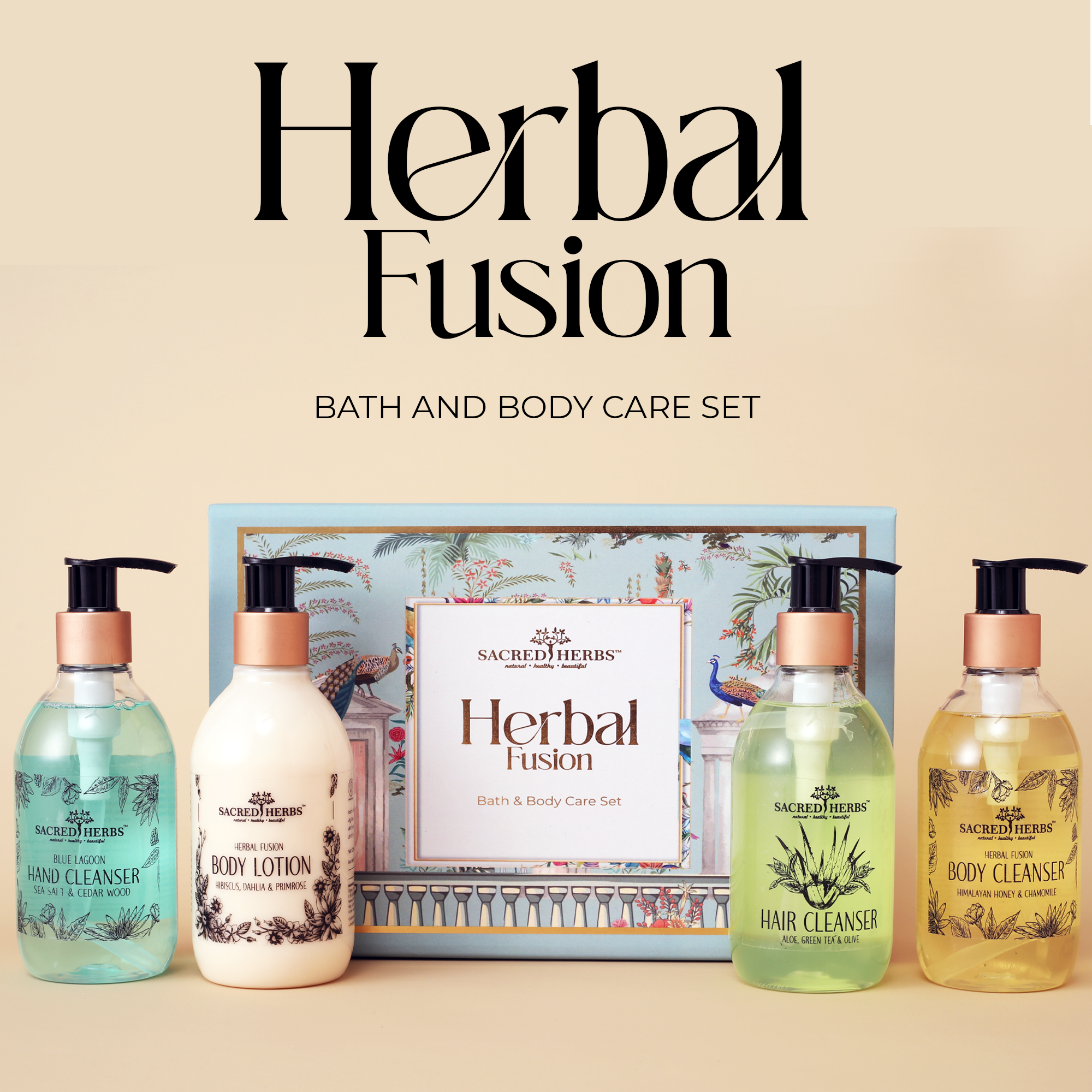 Sacred Herbs Herbal Fusion- Bath and Body Gift Set