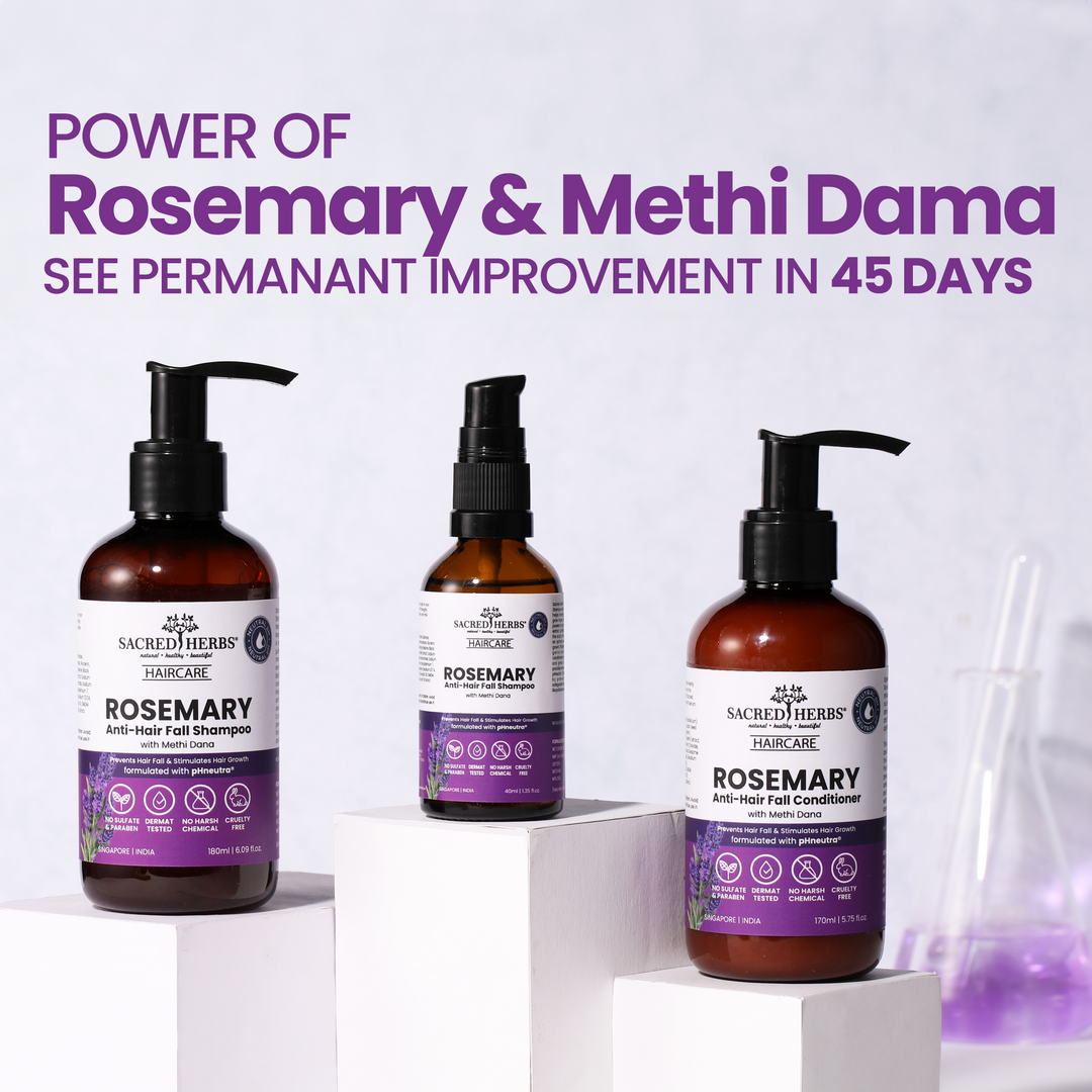 Rosemary Anti-Hair Fall Shampoo with Rosemary & Methi Dana