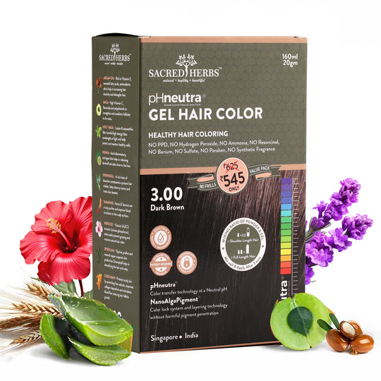 Sacred Herbs Special Offer Pack | Damage Free pH Neutral Gel Hair Colour