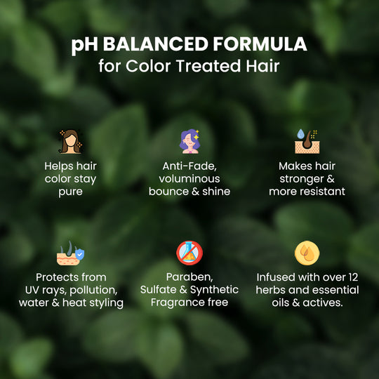 Sacred Herbs® Color Lock Color Lasting Shampoo with Keratin & Collagen