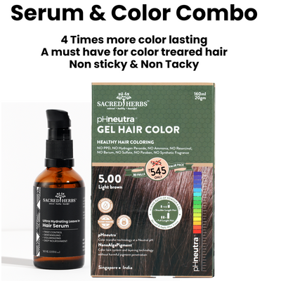 Serum and Hair Color Combo