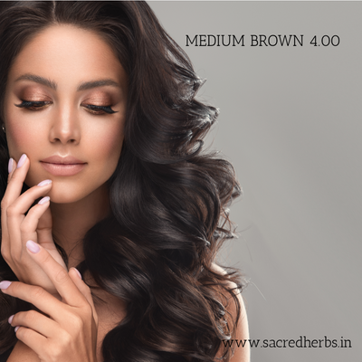 Medium Brown 4.00 Sacred Herbs® Botanically Activated Gel Hair Color