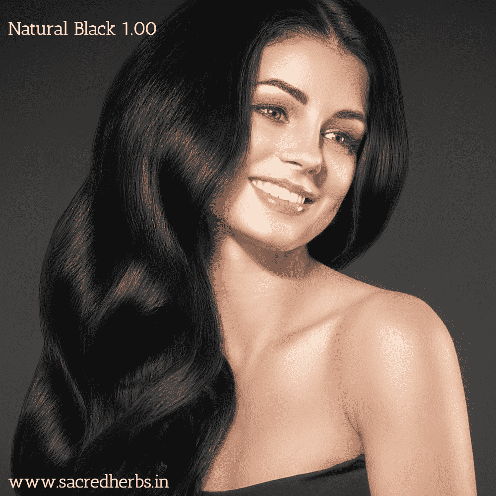 Natural black hair online color