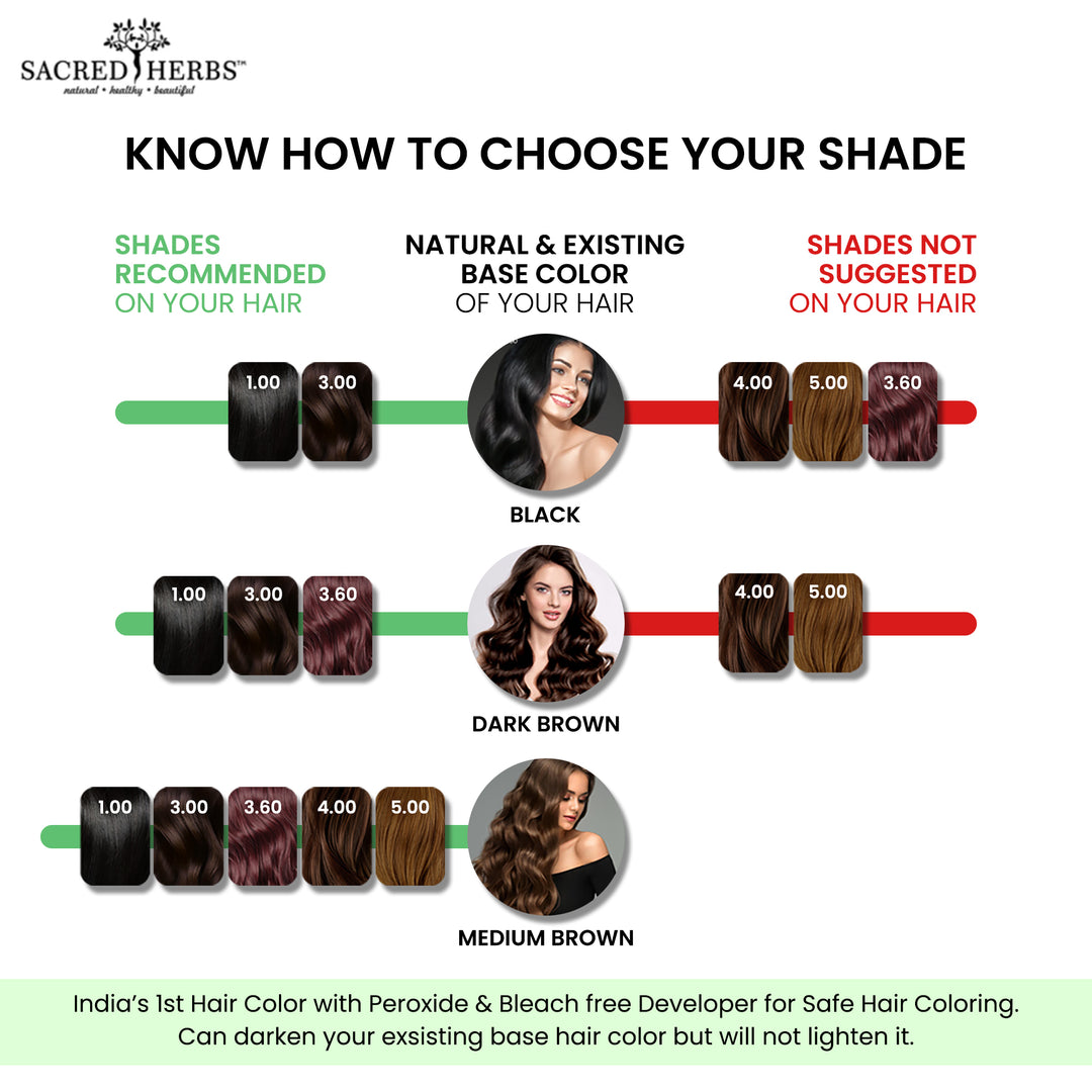 Sacred Herbs® Damage Free pH Neutral Gel Colour-Dark Brown 3.00